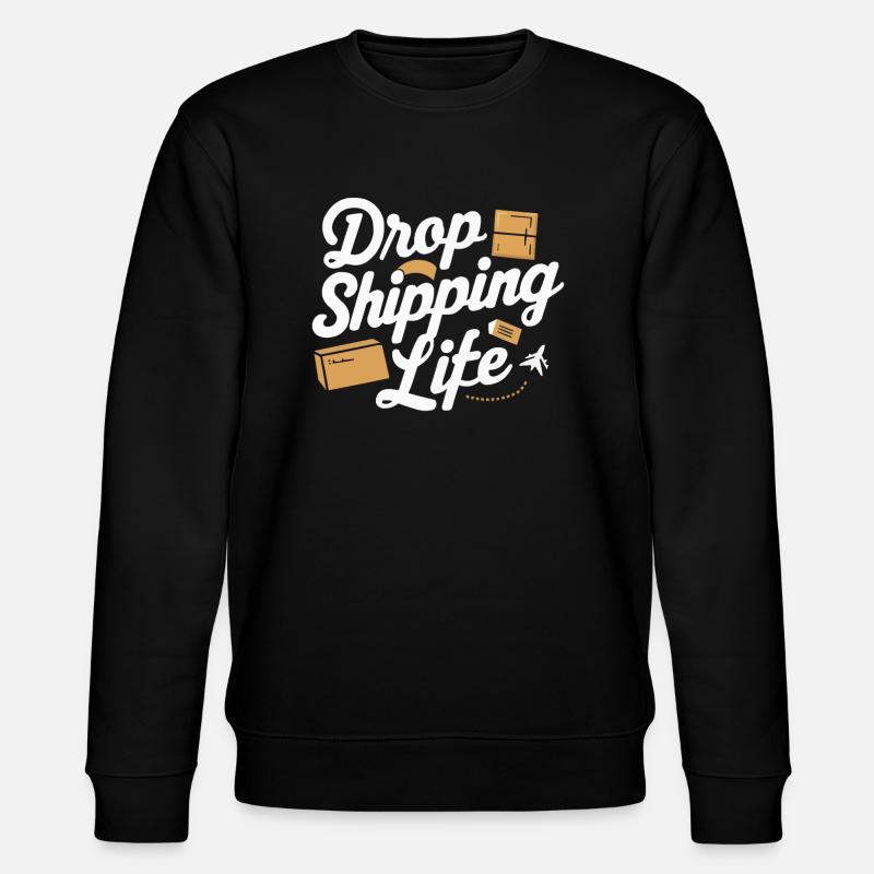 Dropshipping-Geschäft E-Commerce-Unternehmer - Stanley/Stella Unisex Bio-Sweatshirt CHANGER  - Schwarz