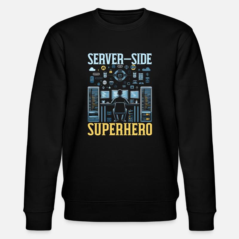 Backend-Entwickler Programmierung Softwareprogrammierer - Stanley/Stella Unisex Bio-Sweatshirt CHANGER  - Schwarz