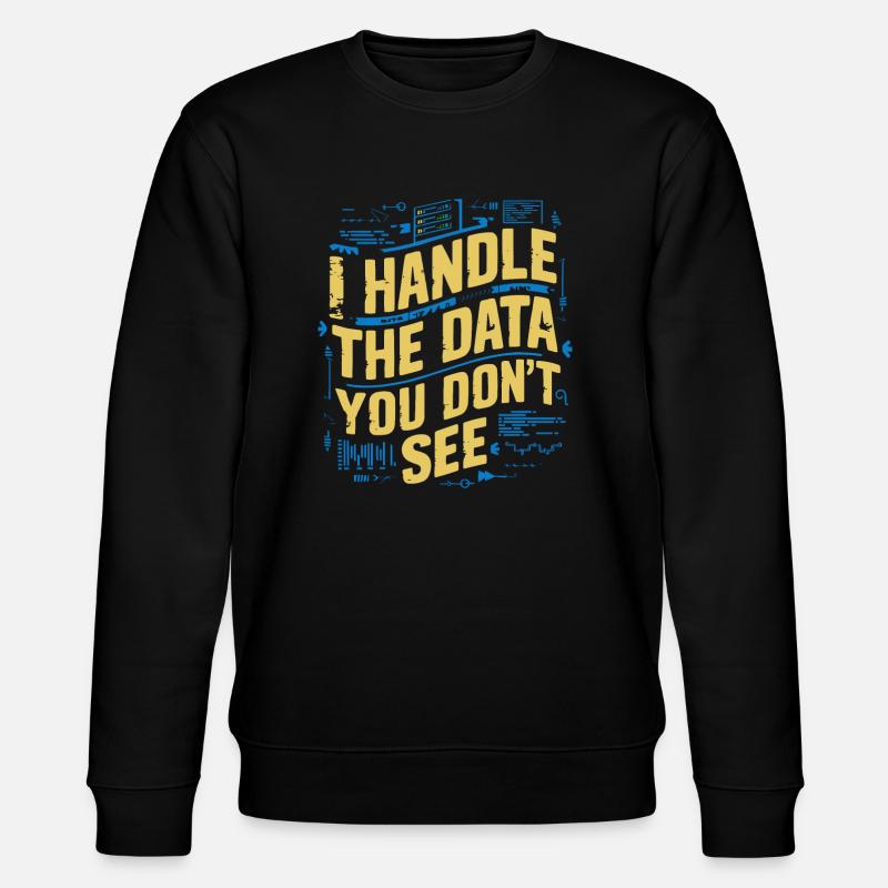 Backend-Entwickler Programmierung Softwareprogrammierer - Stanley/Stella Unisex Bio-Sweatshirt CHANGER  - Schwarz
