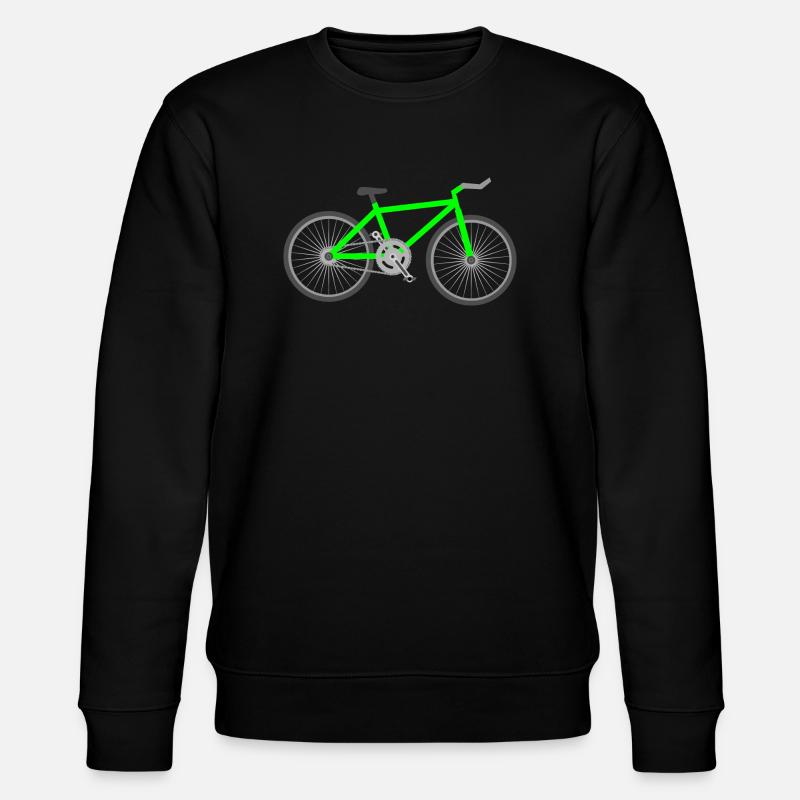 Fixie Fahrrad - Stanley/Stella Unisex Bio-Sweatshirt CHANGER  - Schwarz
