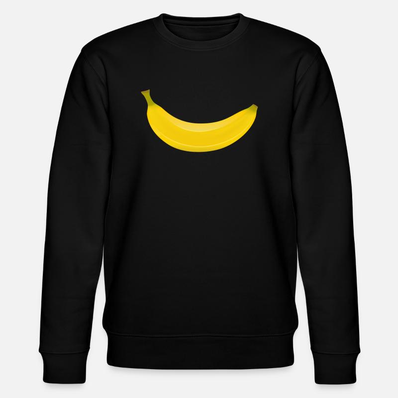 Banane - Stanley/Stella Unisex Bio-Sweatshirt CHANGER  - Schwarz