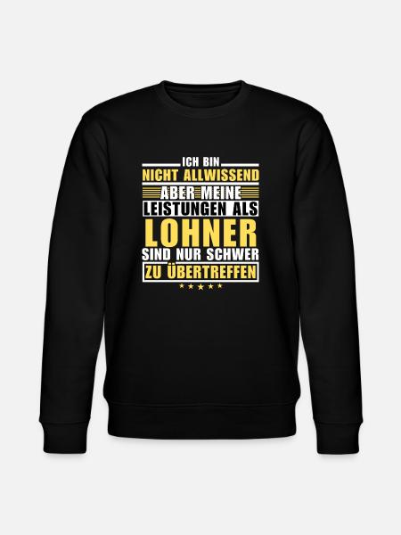 Unübertroffene Leistung als Lohner - Stanley/Stella Unisex Bio-Sweatshirt CHANGER - Schwarz