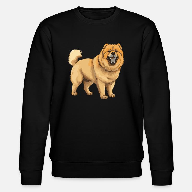 Chow Chow Hund - Stanley/Stella Unisex Bio-Sweatshirt CHANGER  - Schwarz