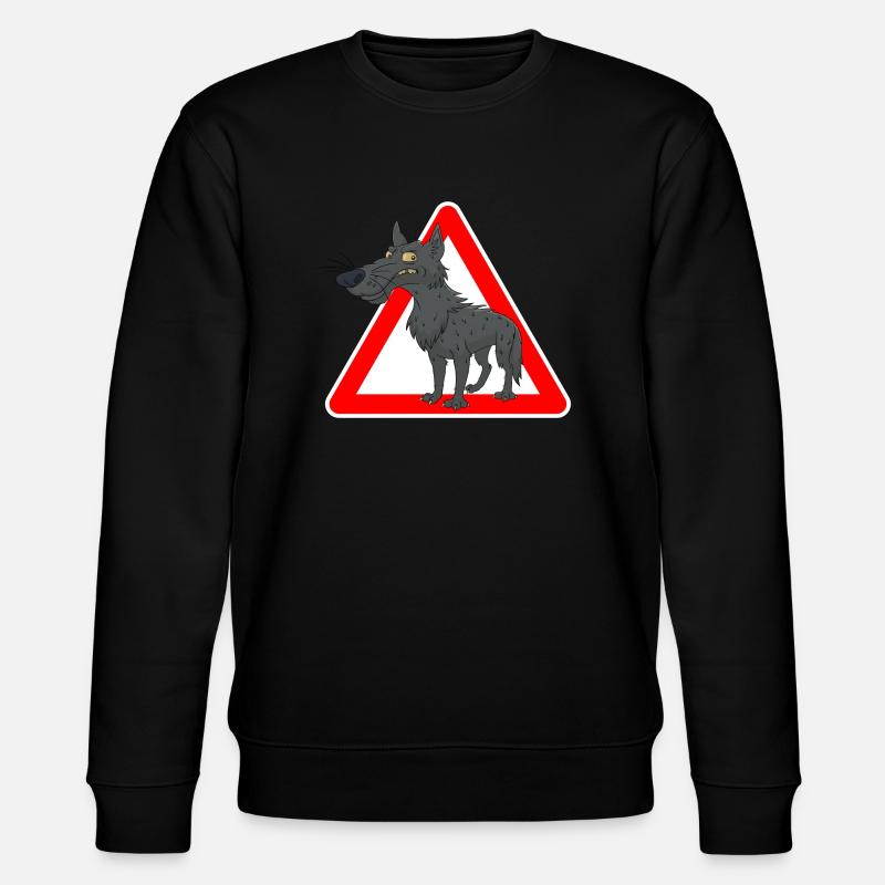 loup - Sweat bio CHANGER Stanley/Stella Unisexe - noir