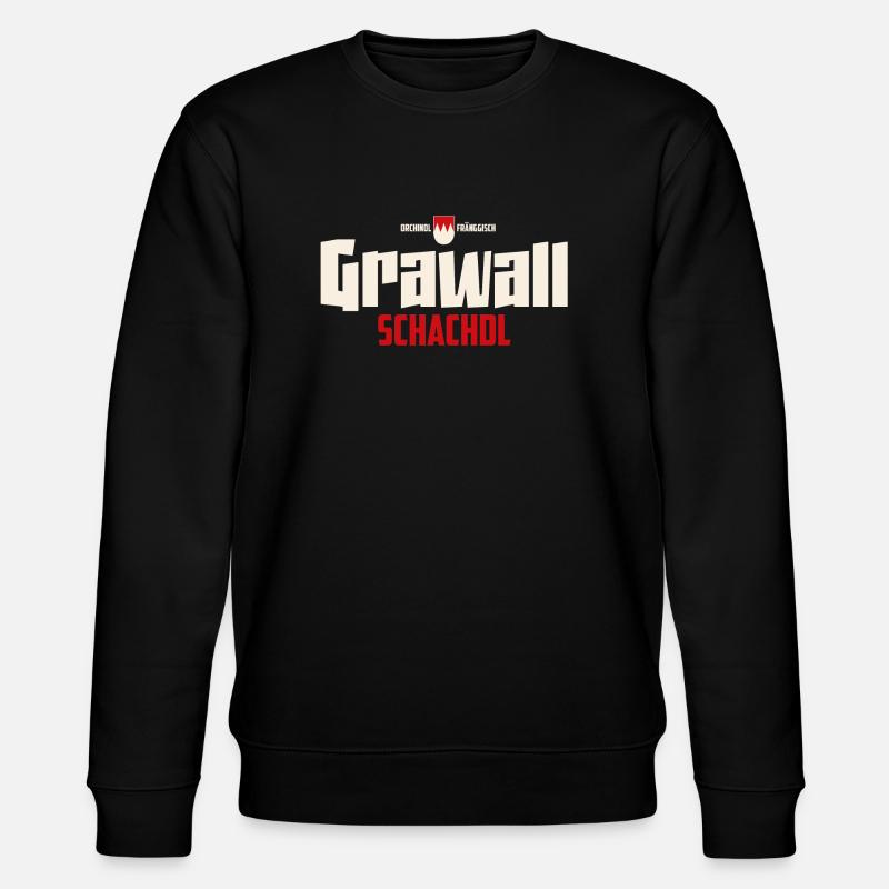 Grawallschadl - Stanley/Stella Unisex Bio-Sweatshirt CHANGER  - Schwarz