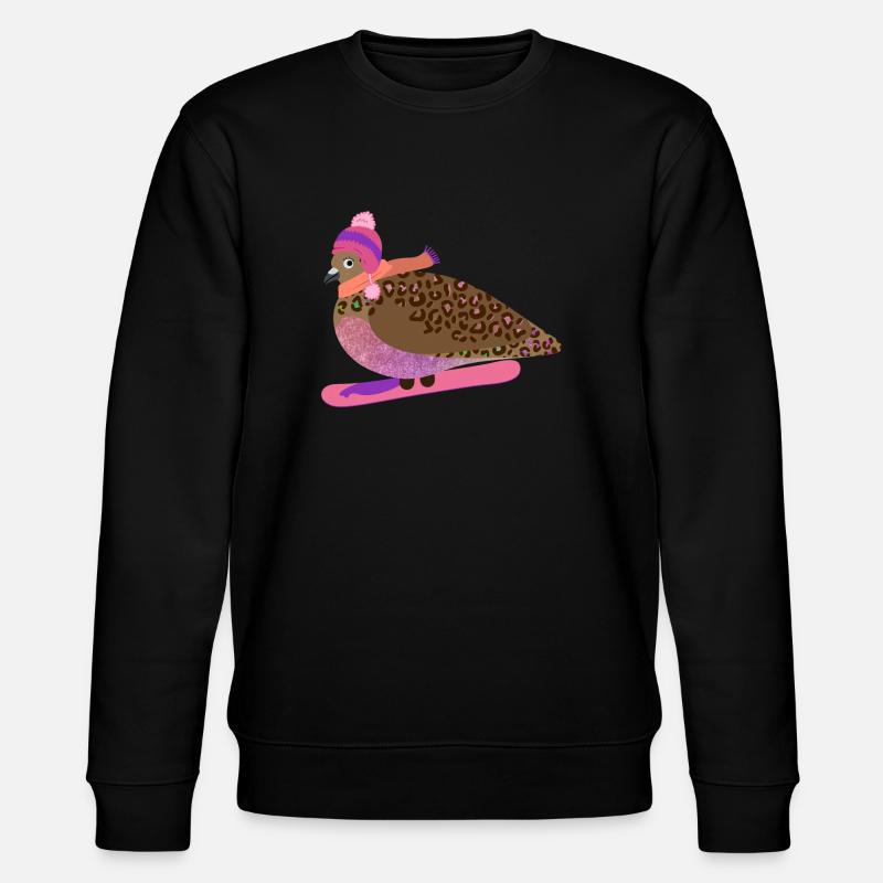 Snowboard Gal Pigeon Friend - Sweat bio CHANGER Stanley/Stella Unisexe - noir