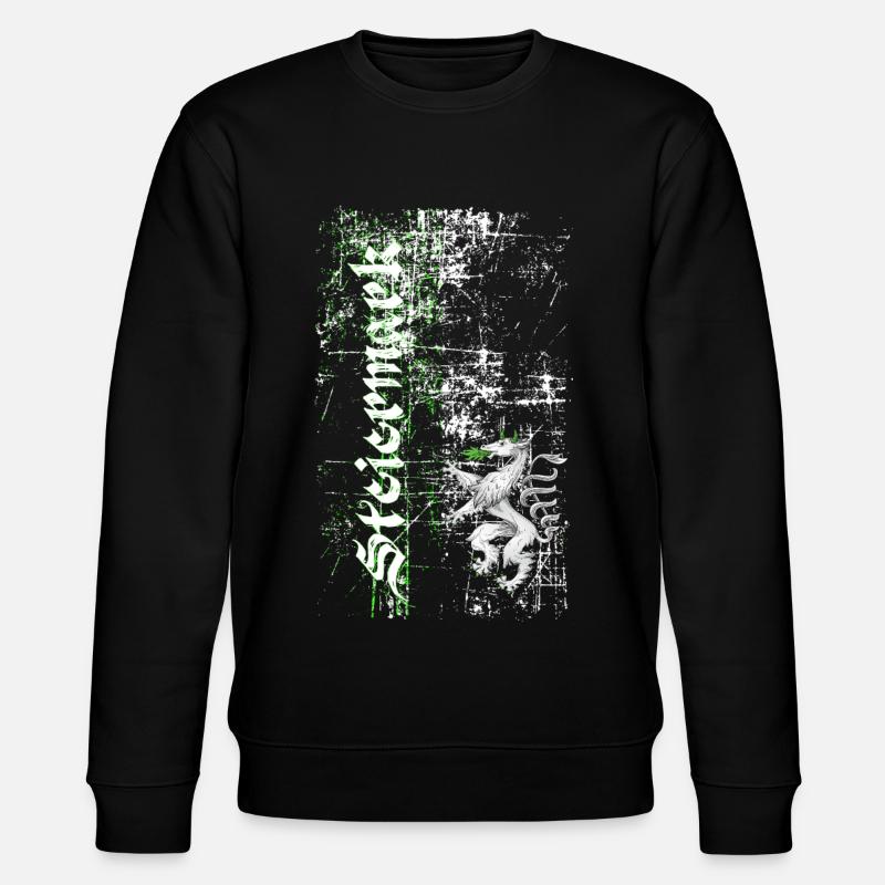 Retro Steiermark - Stanley/Stella Unisex Bio-Sweatshirt CHANGER - Schwarz