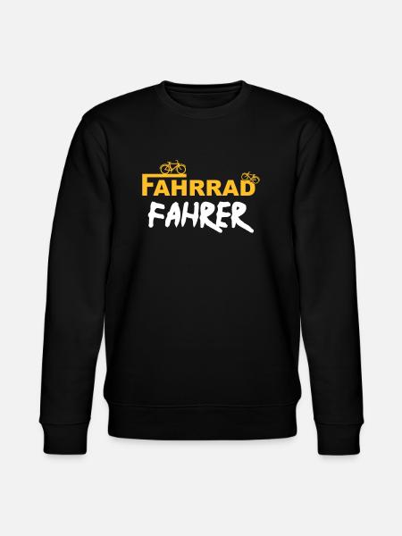 Fahrradfahrer - Stanley/Stella Unisex Bio-Sweatshirt CHANGER  - Schwarz