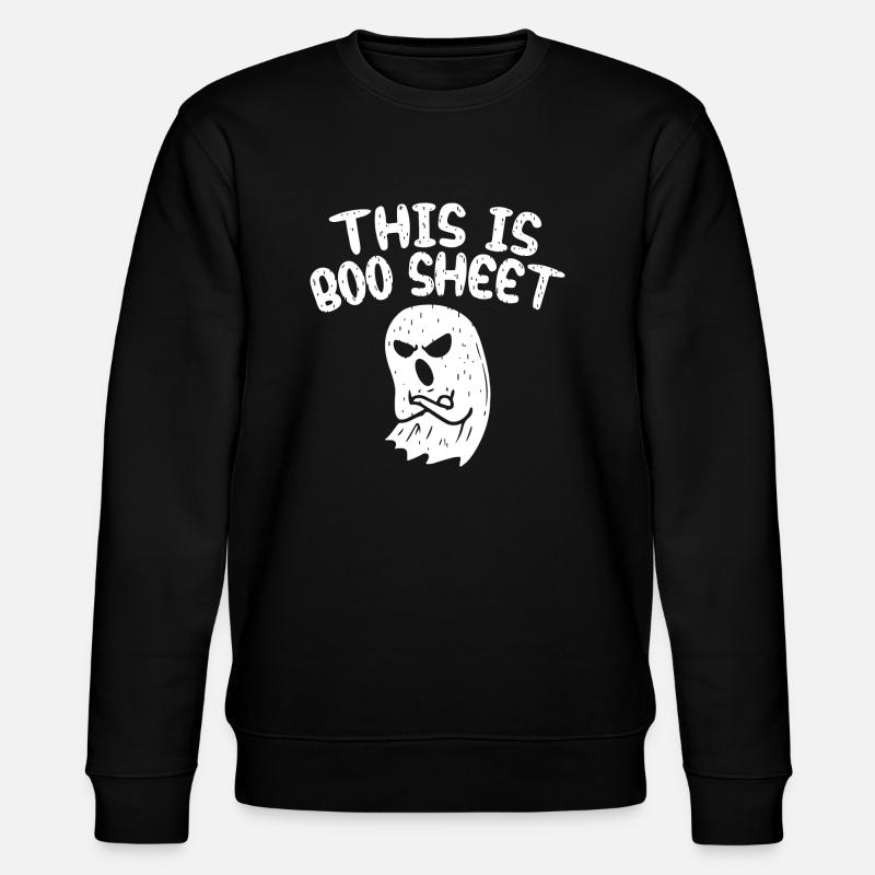 C’est Boo Sheet - Sweat bio CHANGER Stanley/Stella Unisexe - noir