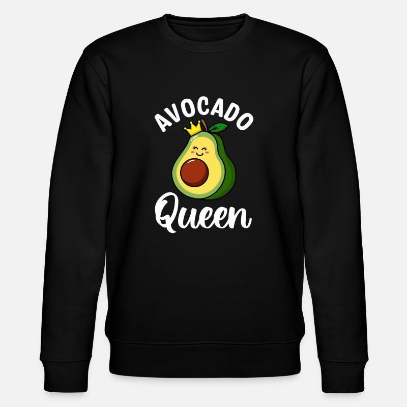 Avocado Design Avocado Lovers - Stanley/Stella CHANGER Unisex Organic Sweatshirt - black