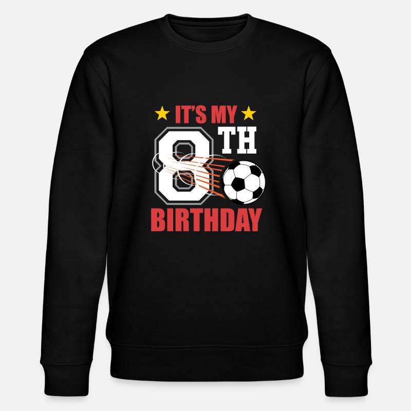 Fußball-spieler-8. - Stanley/Stella Unisex Bio-Sweatshirt CHANGER  - Schwarz
