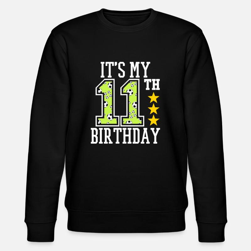 Fußball-spieler-11. - Stanley/Stella Unisex Bio-Sweatshirt CHANGER  - Schwarz