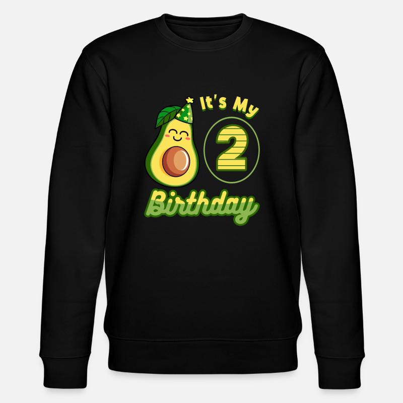 Avocado Lover 2nd Birthday Guacamole Avocats - Sweat bio CHANGER Stanley/Stella Unisexe - noir