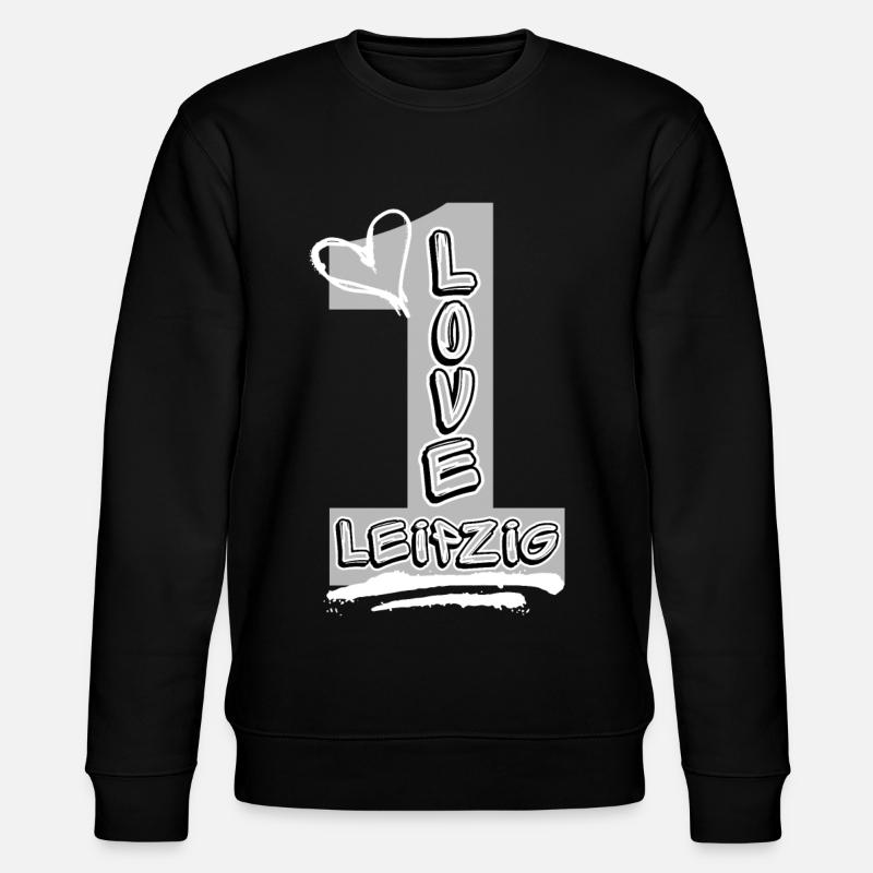 Dear Leipzig, - Stanley/Stella CHANGER Unisex Organic Sweatshirt - black
