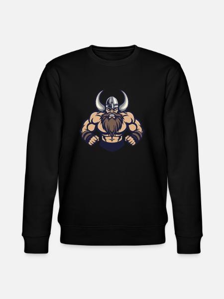 Viking Muscles Bodybuilding - Stanley/Stella CHANGER Unisex Organic Sweatshirt - black