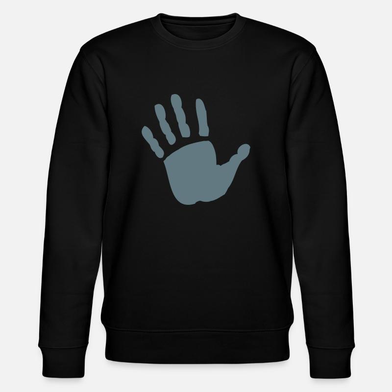hand - Stanley/Stella Unisex Bio-Sweatshirt CHANGER  - Schwarz