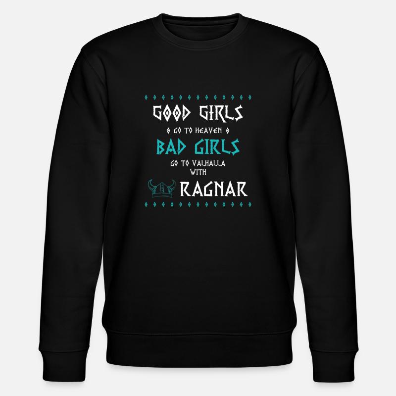 bad girls - Stanley/Stella Unisex Bio-Sweatshirt CHANGER  - Schwarz