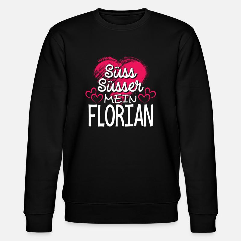 FLORIAN - süss - Stanley/Stella Unisex Bio-Sweatshirt CHANGER  - Schwarz