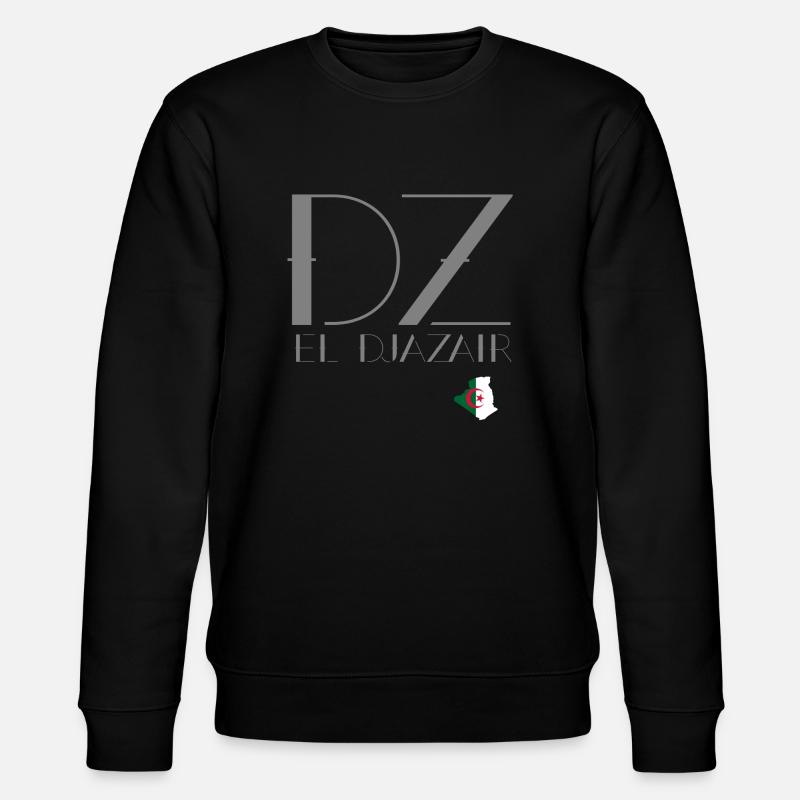 DZ EL Djazair gris - Sweat bio CHANGER Stanley/Stella Unisexe - noir