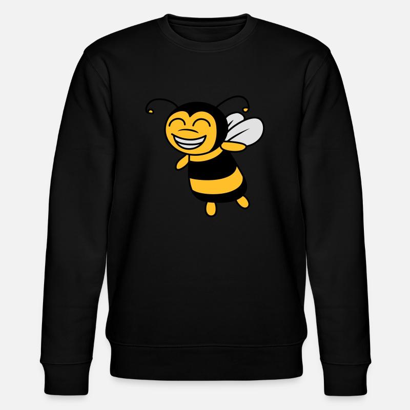 Niedliche Kleine Biene - Stanley/Stella Unisex Bio-Sweatshirt CHANGER  - Schwarz