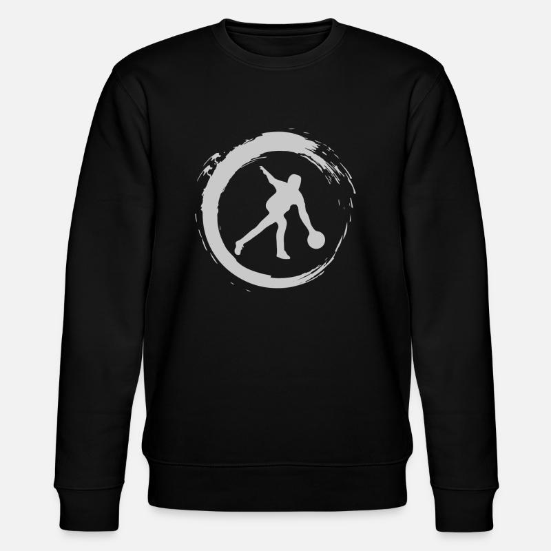 Quilles de bowling - Sweat bio CHANGER Stanley/Stella Unisexe - noir