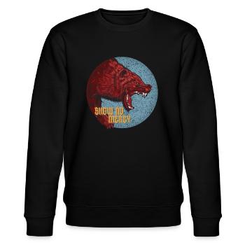 Zeig keine Gnade - Stanley/Stella Unisex Bio-Sweatshirt CHANGER  - Schwarz - Vorne - Nik (191cm) & Marisol (170cm)