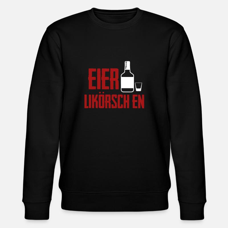 Eier Lik Likoerschen - Stanley/Stella Unisex Bio-Sweatshirt CHANGER  - Schwarz