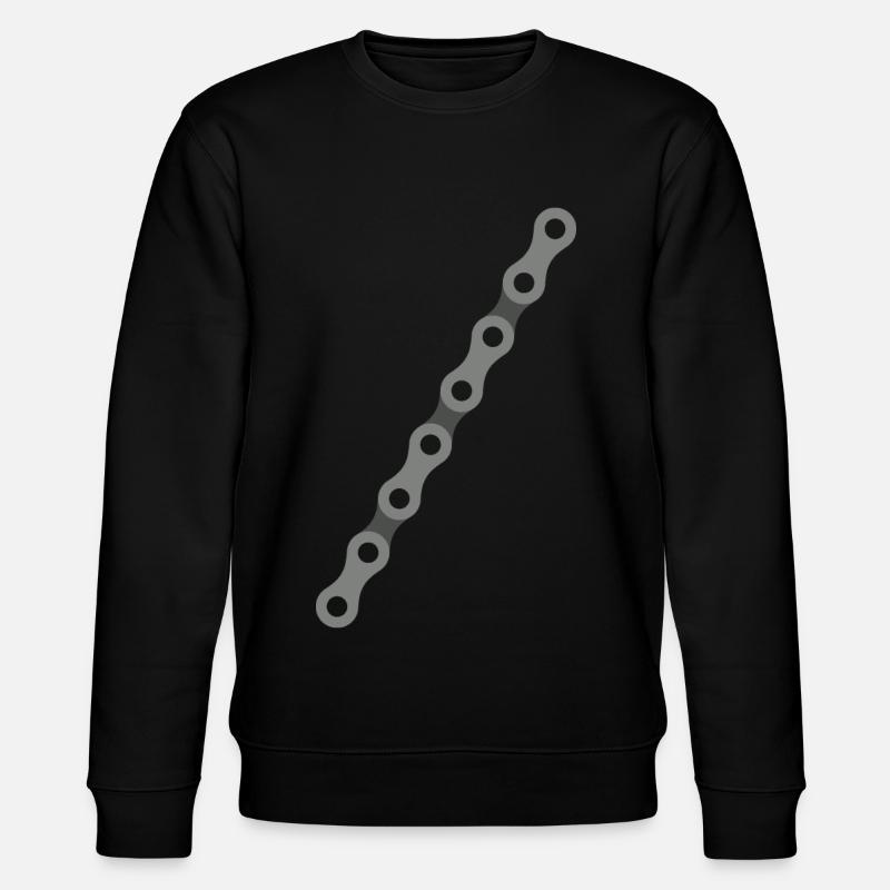 chaîne de bicyclette - Sweat bio CHANGER Stanley/Stella Unisexe - noir