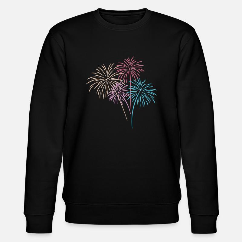 Feuerwerk - Stanley/Stella Unisex Bio-Sweatshirt CHANGER  - Schwarz