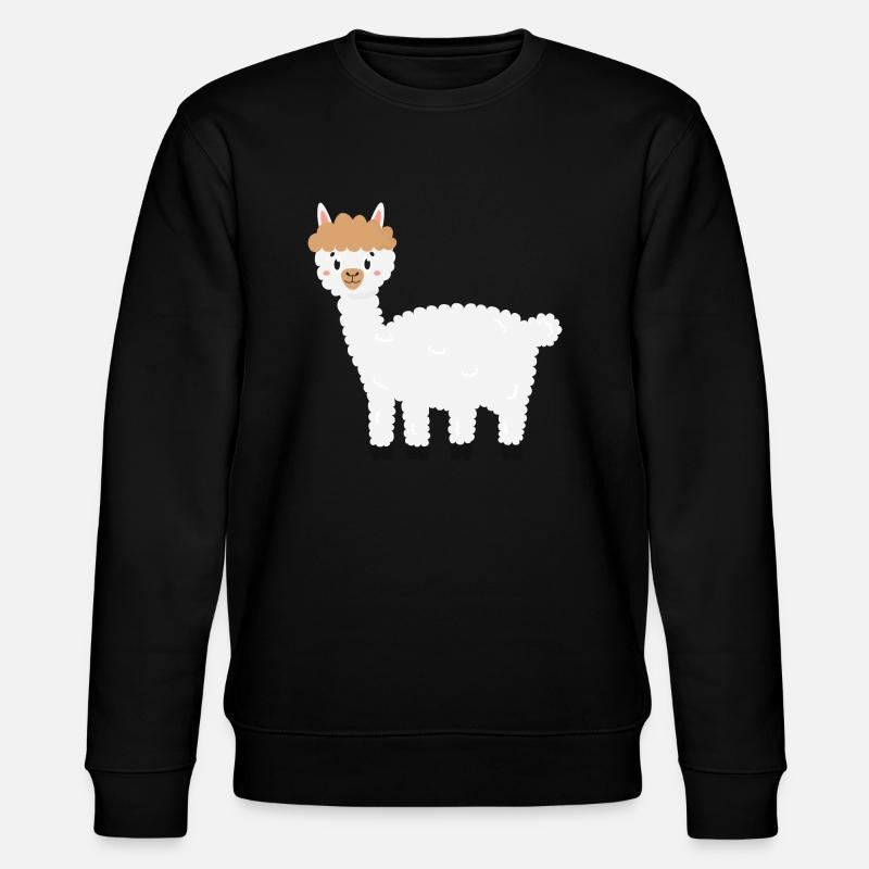 Lama - Stanley/Stella Unisex Bio-Sweatshirt CHANGER  - Schwarz