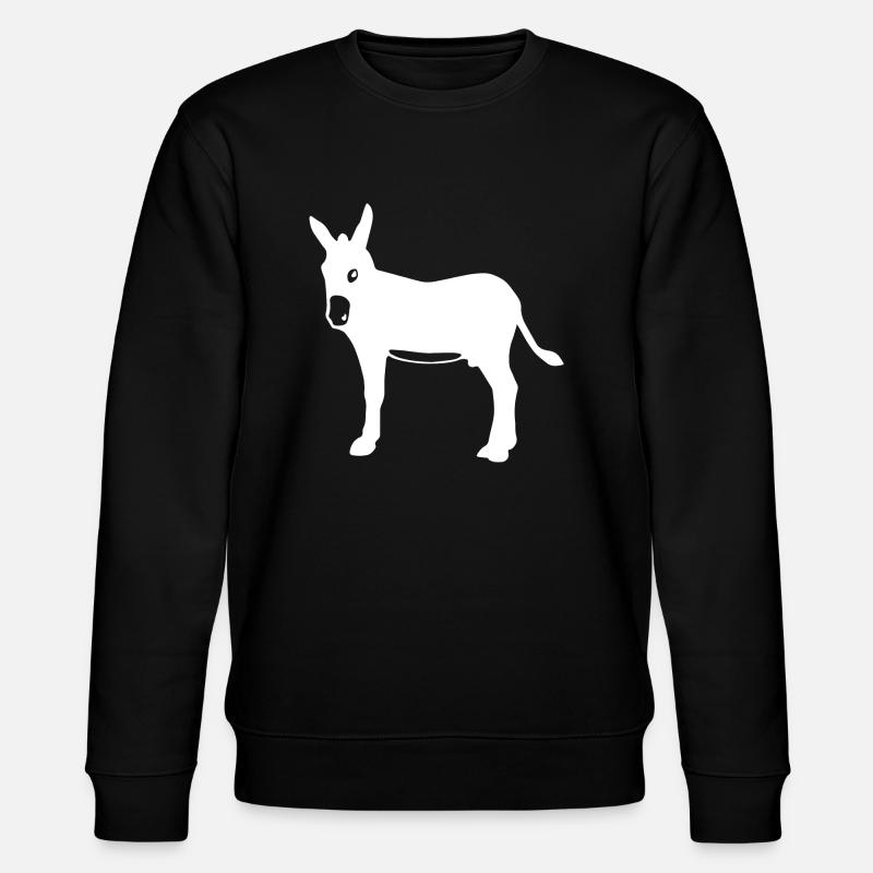 Esel d’âne - Sweat bio CHANGER Stanley/Stella Unisexe - noir