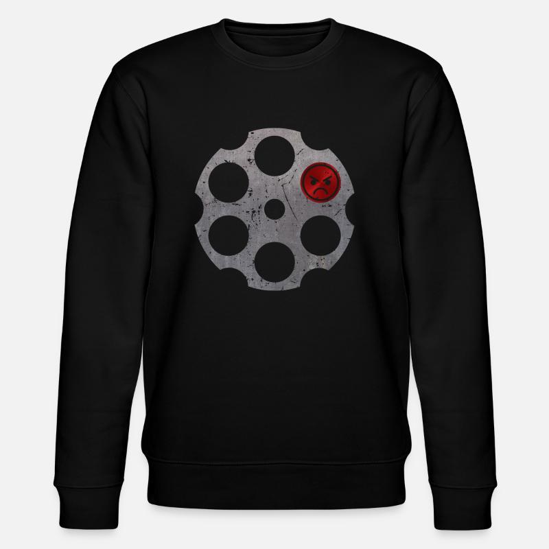 Revolver Trommel - Stanley/Stella Unisex Bio-Sweatshirt CHANGER  - Schwarz