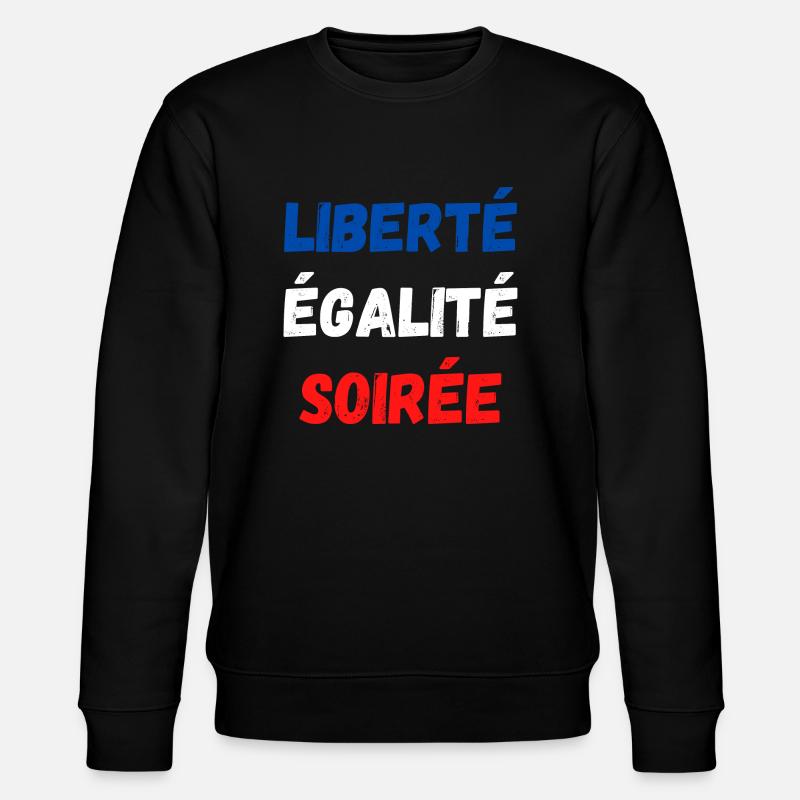 Liberté égalité soirée - Sweat bio CHANGER Stanley/Stella Unisexe - noir