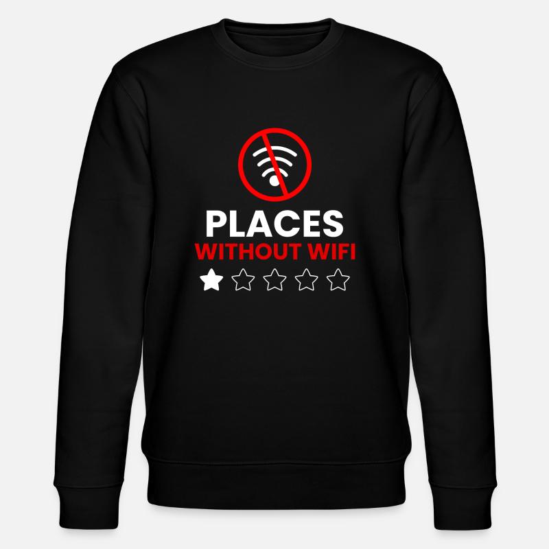 Emplacements sans WiFi - Sweat bio CHANGER Stanley/Stella Unisexe - noir