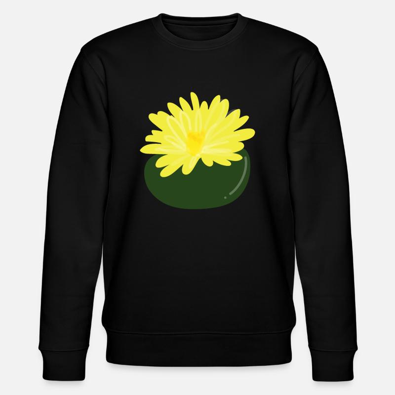 Fleur de Lithops1 - Sweat bio CHANGER Stanley/Stella Unisexe - noir