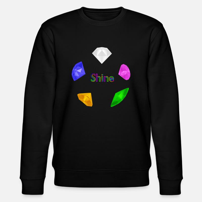 Cercle de pierre précieuse, Shine - Sweat bio CHANGER Stanley/Stella Unisexe - noir