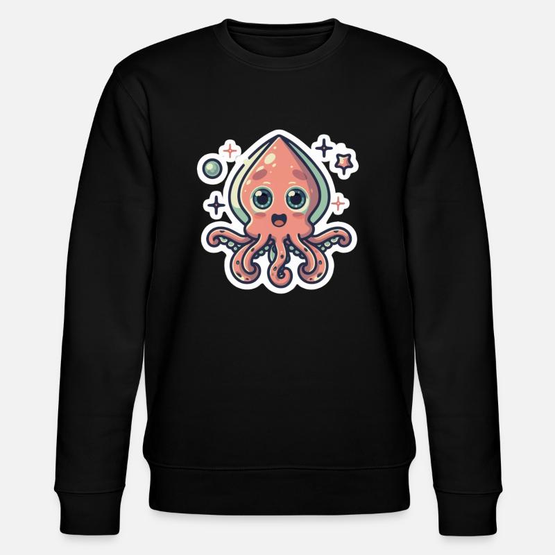 Amoureux des calamars - Sweat bio CHANGER Stanley/Stella Unisexe - noir