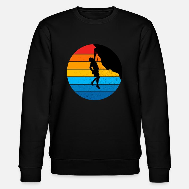free climbing - Stanley/Stella Unisex Bio-Sweatshirt CHANGER  - Schwarz