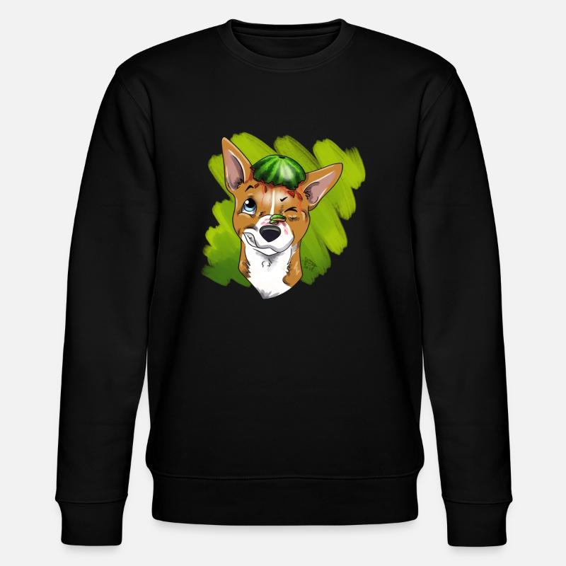 DogMelon - Stanley/Stella Unisex Bio-Sweatshirt CHANGER  - Schwarz