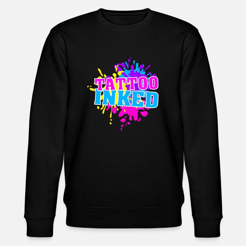 Tattoo Inked Splash - Stanley/Stella Unisex Bio-Sweatshirt CHANGER  - Schwarz