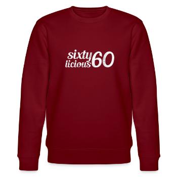 60e anniversaire - Sweat bio CHANGER Stanley/Stella Unisexe - bordeaux - Devant - Nik (191cm) & Marisol (170cm)