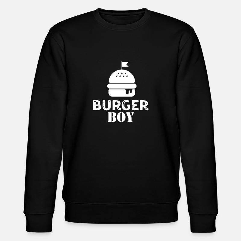 Burger Boy T-shirt & cadeau - Sweat bio CHANGER Stanley/Stella Unisexe - noir