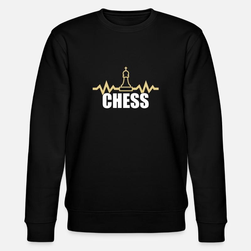 Schach - Stanley/Stella Unisex Bio-Sweatshirt CHANGER  - Schwarz