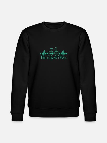 Bicycle - Stanley/Stella CHANGER Unisex Organic Sweatshirt - black
