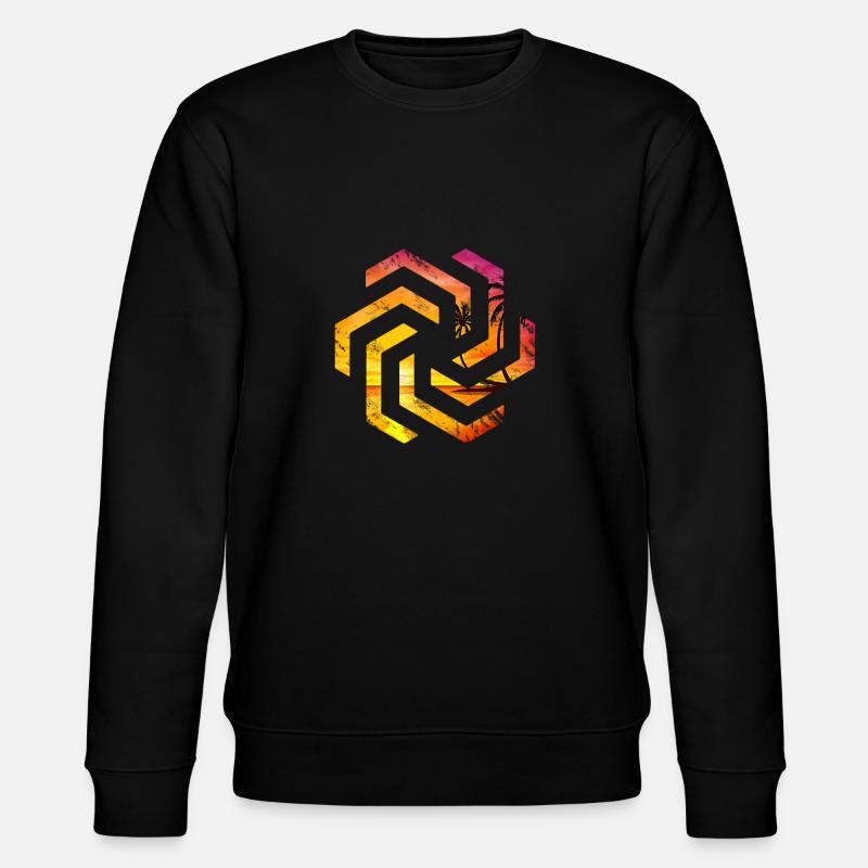 Sommer Design - Stanley/Stella Unisex Bio-Sweatshirt CHANGER  - Schwarz