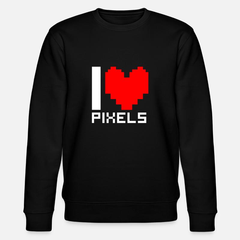 J'aime les pixels - Sweat bio CHANGER Stanley/Stella Unisexe - noir
