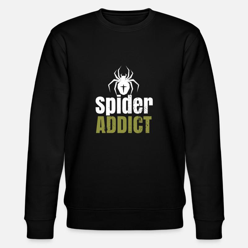 Spinne - Stanley/Stella Unisex Bio-Sweatshirt CHANGER  - Schwarz
