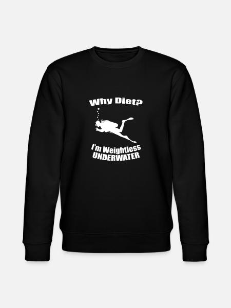 Diving Shirt & Gift Idea Diver - Stanley/Stella CHANGER Unisex Organic Sweatshirt - black