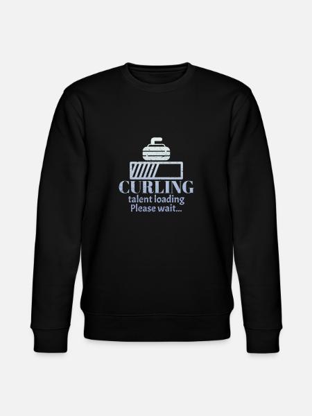 Curling curling curling - Stanley/Stella CHANGER Unisex Organic Sweatshirt - black