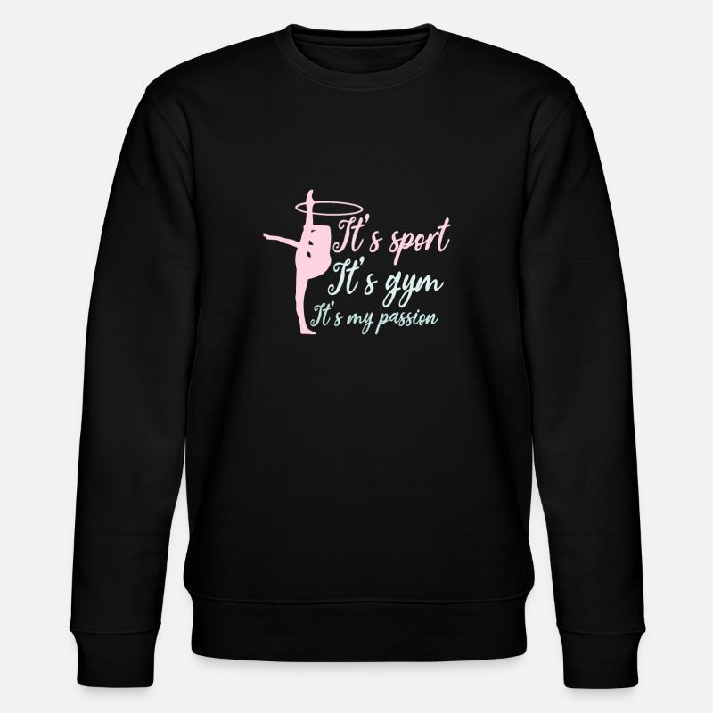 Rhythmic gymnastics gift - Stanley/Stella CHANGER Unisex Organic Sweatshirt - black